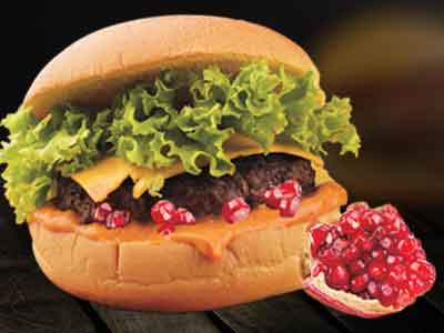 Fresh Beef Pomegranate Burger